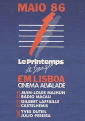 Concert by Júlio Pereira (Cavaquinho soloist) in Lisbon (Le Printemps de Bourge), 1986
