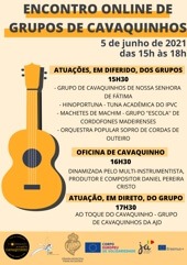 Cavaquinho Groups online meeting and cavaquinho workshop by Daniel Pereira, 2021