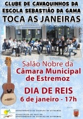 Cavaquinhos Club of the Sebastião da Gama School plays January Singing
