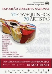 Exposição 70 Cavaquinhos 70 Artistas. Barcelos, 2015. Produção ACMC