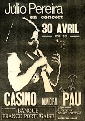 Concert by Júlio Pereira (Cavaquinho soloist) in France, Pau, 1987