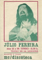 First concert by Júlio Pereira (Cavaquinho soloist) in Portugal, Porto, 1982