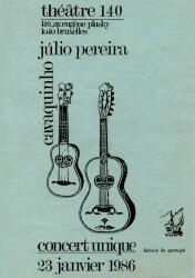 Concert by Júlio Pereira (Cavaquinho soloist) in Brussels, 1986