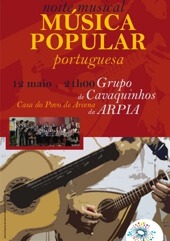 Música Popular Portuguesa com o Grupo de Cavaquinhos da ARPIA