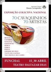 Exposição 70 Cavaquinhos 70 Artistas. Madeira, Funchal, 2015. Produção ACMC