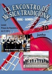 XX Encontro de Música Tradicional, Faial- Açores